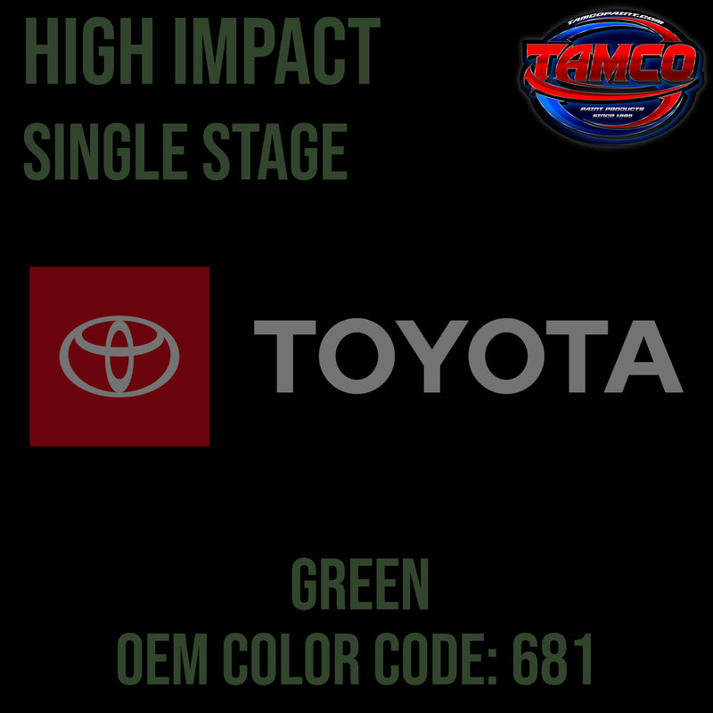 Toyota Green | 681 | 1978-1984 | OEM High Impact Series Single Stage