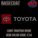 Toyota Light Grayish Beige OEM Basecoat