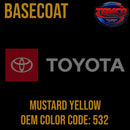 Toyota Mustard Yellow OEM Basecoat