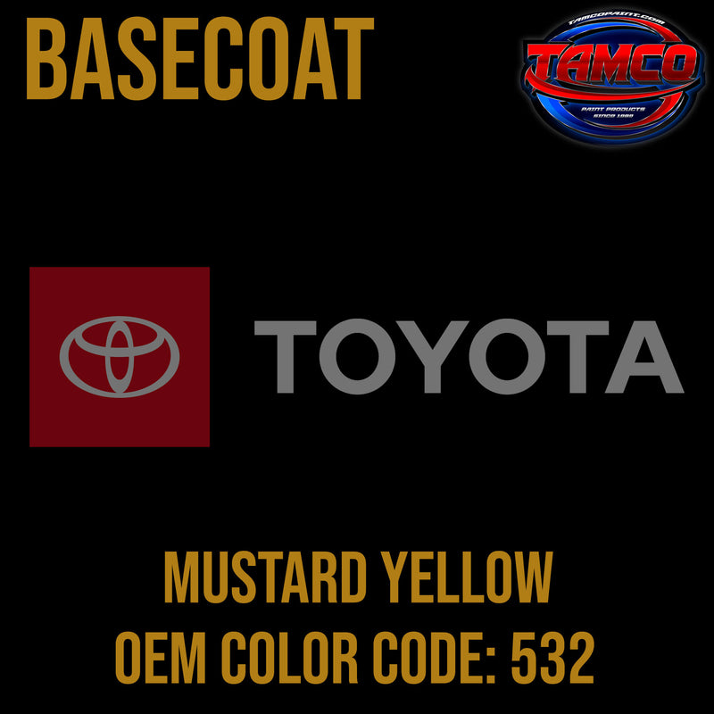 Toyota Mustard Yellow OEM Basecoat