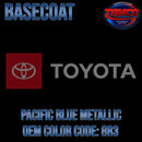 Toyota Pacific Blue Metallic OEM Bsecoat