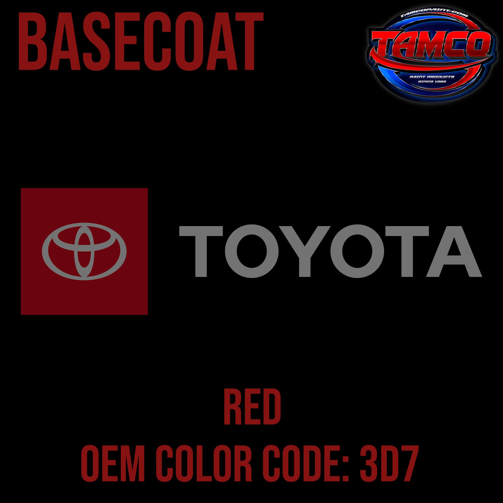 Toyota Red OEM Basecoat