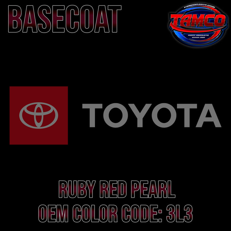 Toyota Ruby Red Pearl | 3L3 | 1995-1998 | OEM Basecoat
