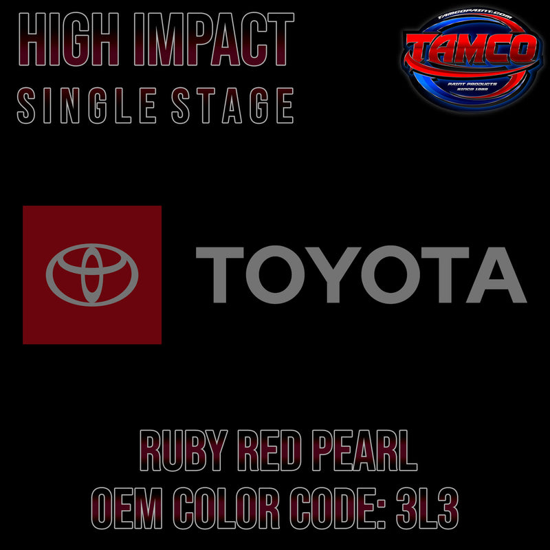 Toyota Ruby Red Pearl | 3L3 | 1995-1998 | OEM High Impact Single Stage
