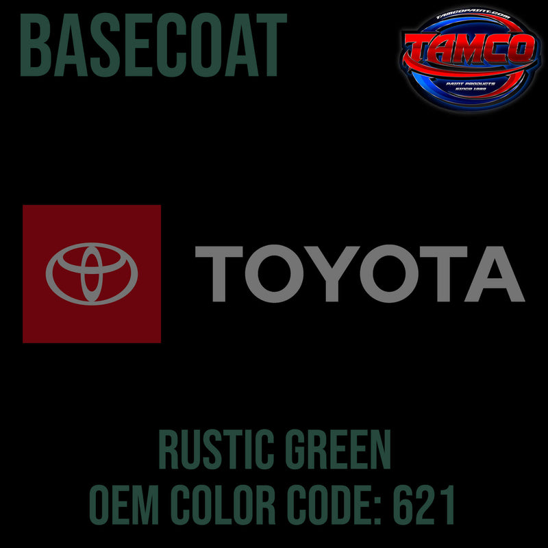 Toyota Rustic Green OEM Basecoat