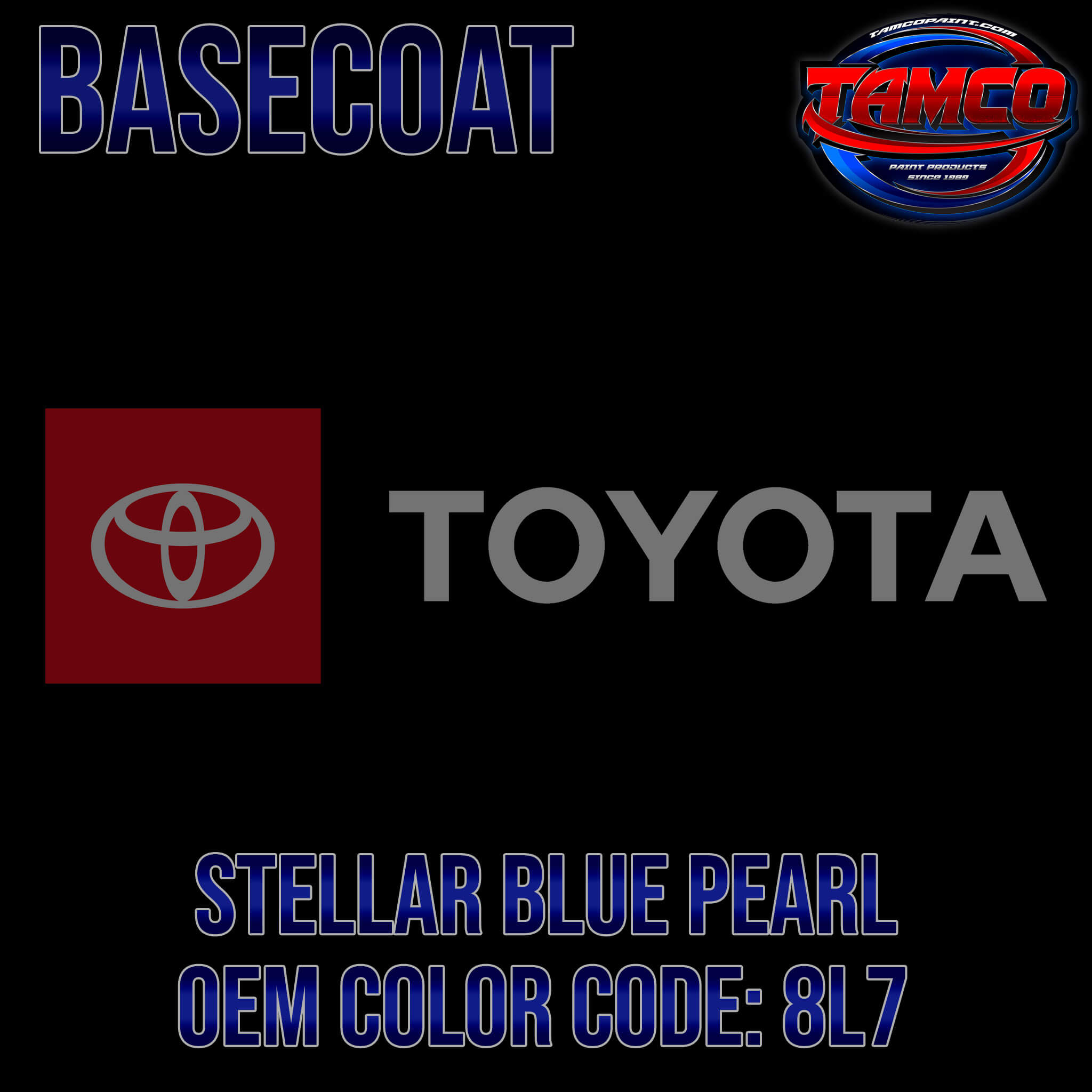 TOYOTA STELLAR BLUE PEARL OEM BASECOAT