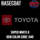 TOYOTA  SUPER WHITE II  OEM BASECOAT
