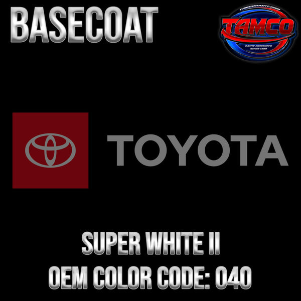 TOYOTA  SUPER WHITE II  OEM BASECOAT