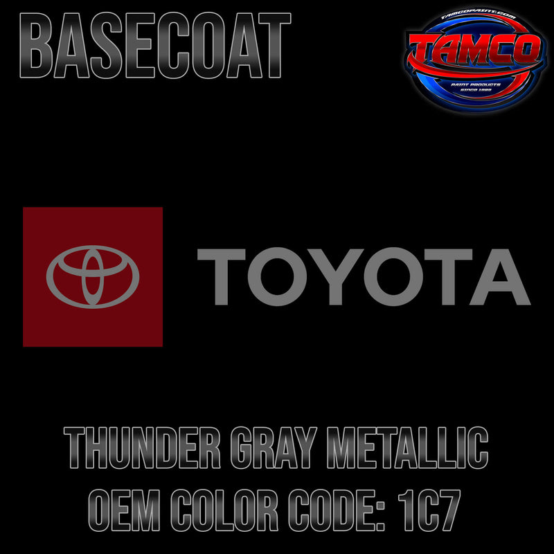 TOYOTA THUNDER GRAY METALLIC  OEM BASECOAT