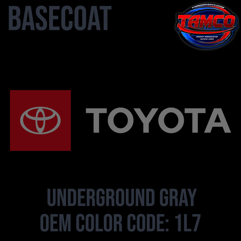Toyota Underground Gray | 1L7 |  2023 | OEM Basecoat