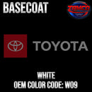 TOYOTA WHITE OEM BASECOAT