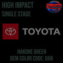 Toyota Hakone Green Code  DAN OEM High Impact Single Stage