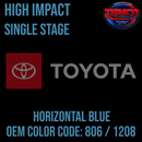 Tamco Paint OEM Factory Paint Horizontal Blue Code 806 / 1208 in High Impact Single Stage
