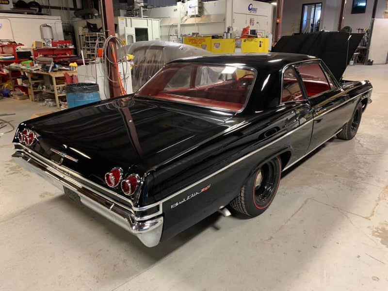 Tamco Paint Underhood Satin Black SS in 1965 Chevrolet Bel Air