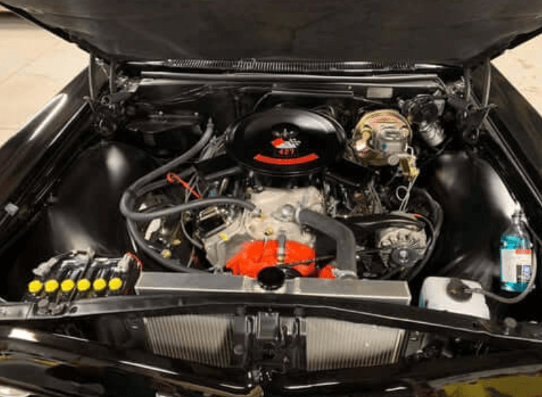 Tamco Paint Underhood Satin Black SS in 1965 Chevrolet Bel Air