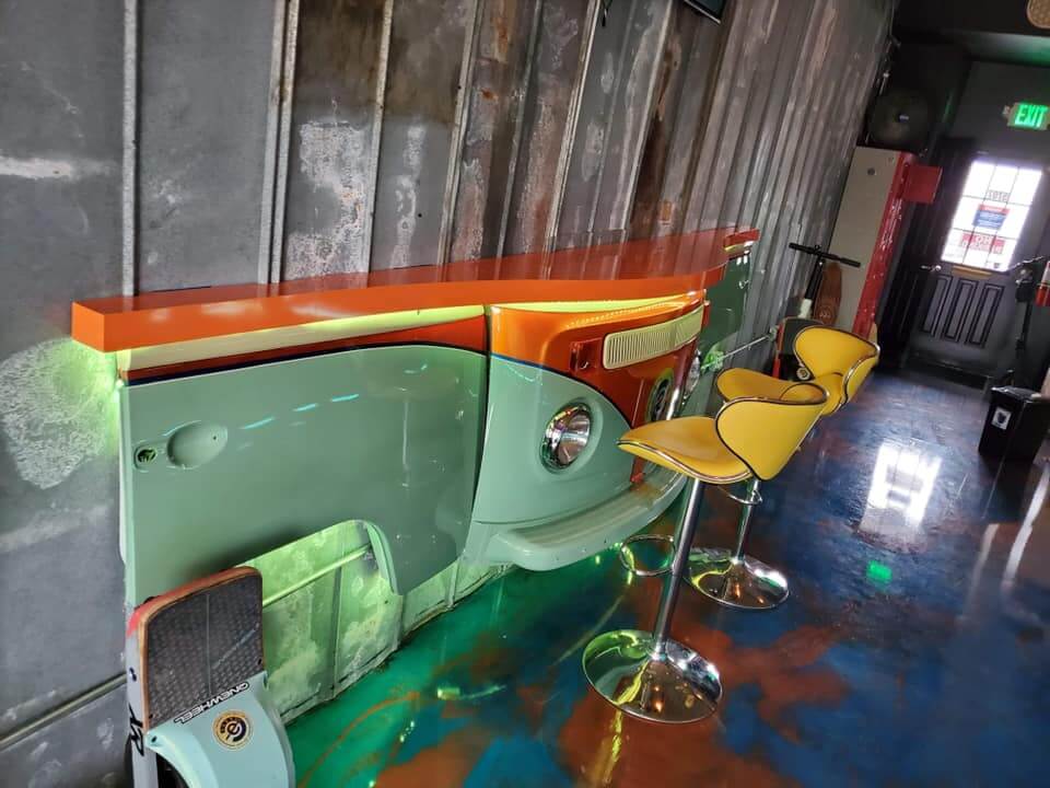 Tamco Paint Volkswagen Birch Green on VW Floating Bar
