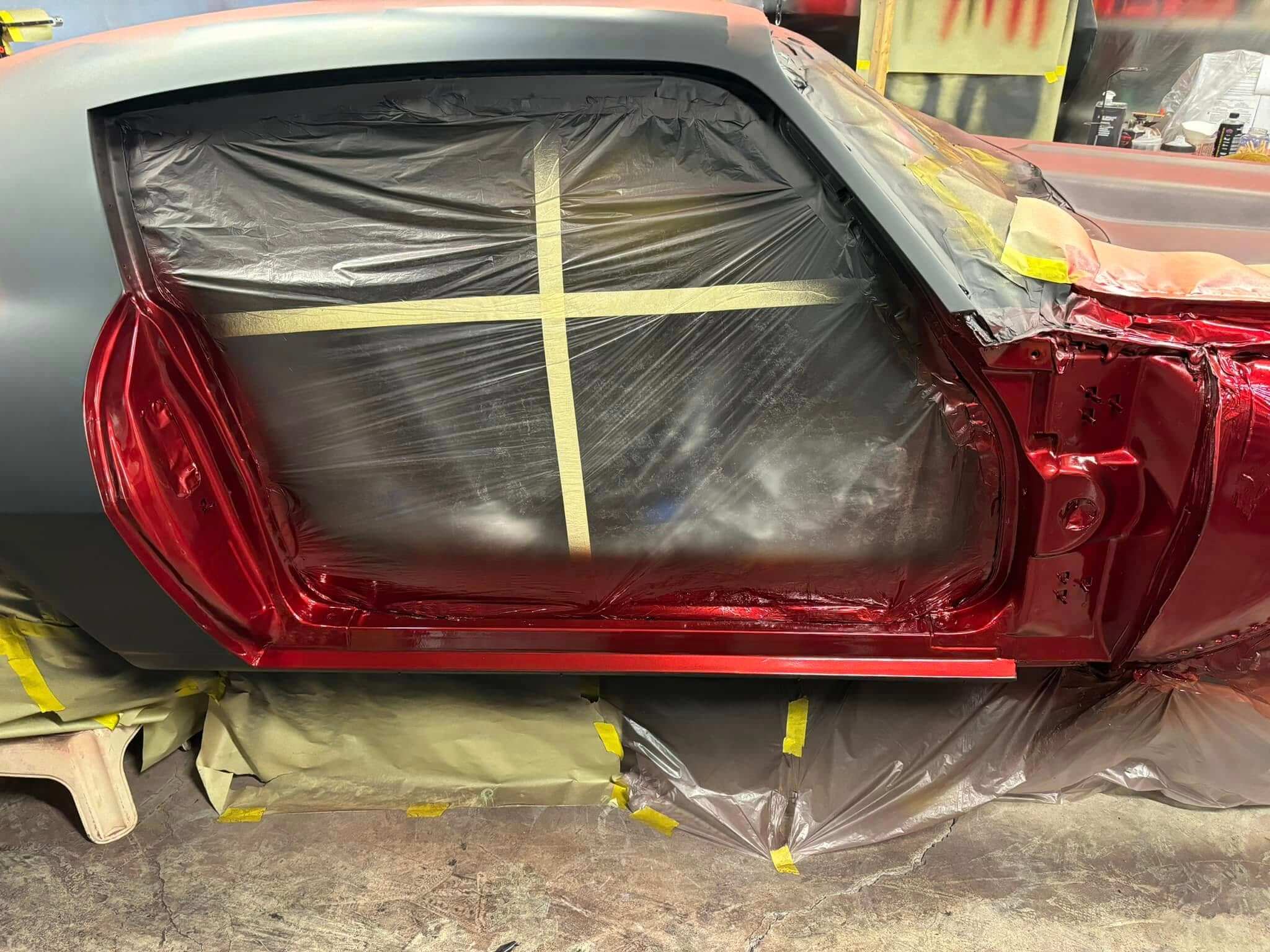 Tamco Paint Viral Red on Chevrolet Camaro