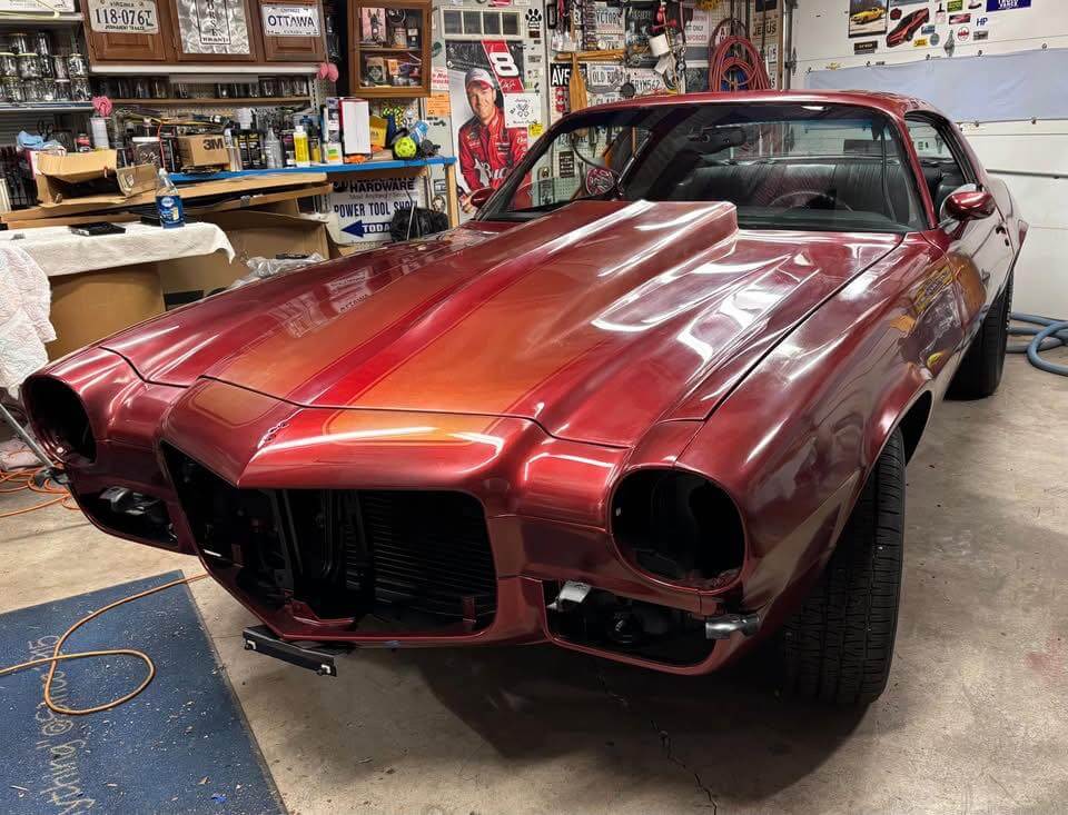 Tamco Paint Viral Red on Chevrolet Camaro