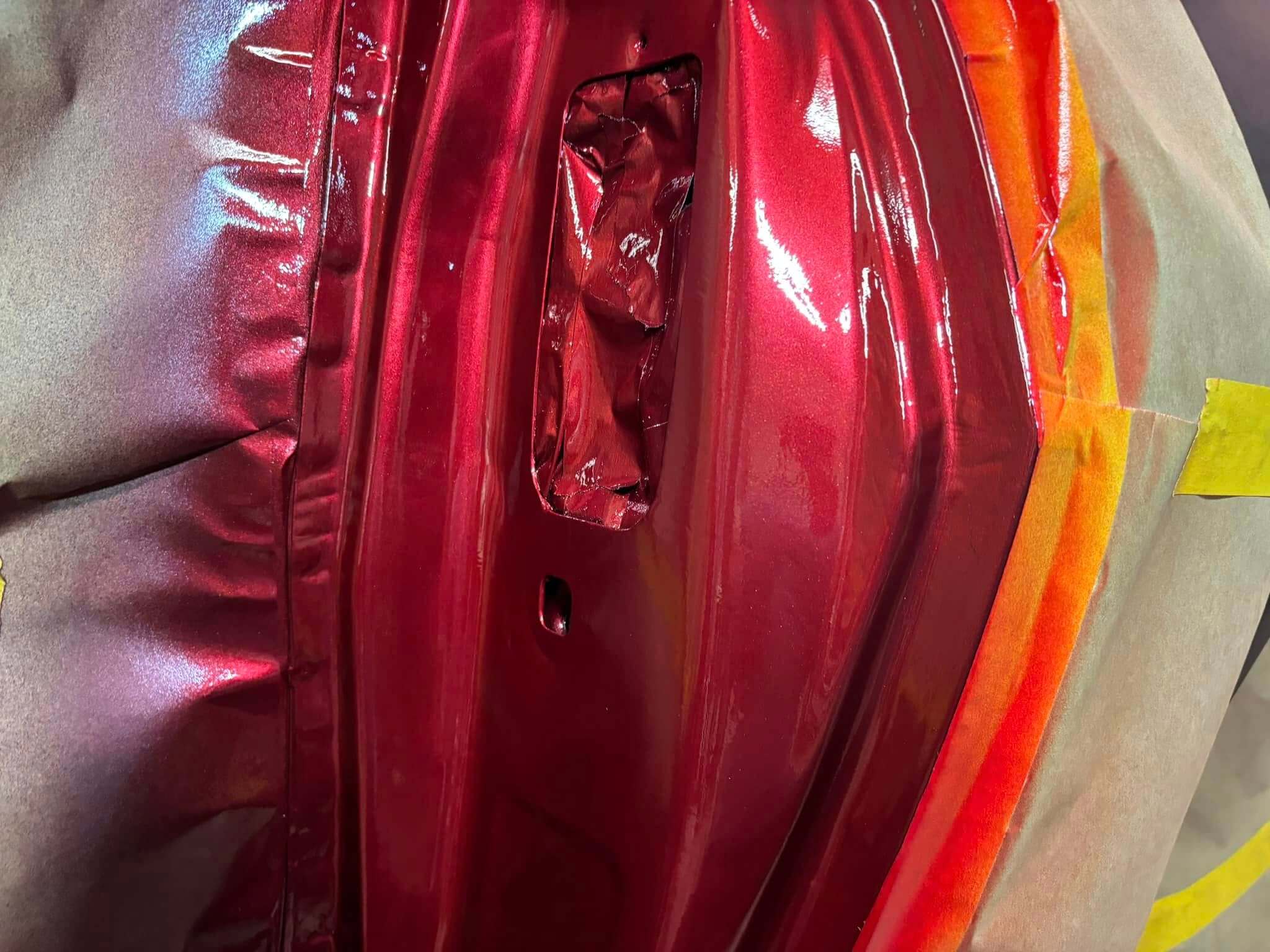 Tamco Paint Viral Red on Chevrolet Camaro