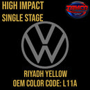 Volkswagen Riyadh Yellow Code L11A  OEM High Impact Single Stage 