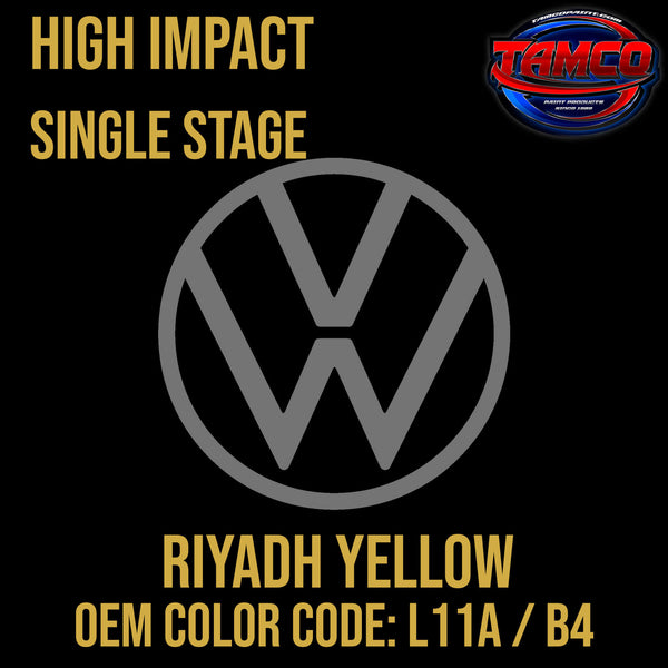 Volkswagen Riyadh Yellow Code L11A / B4 OEM High Impact Single Stage 