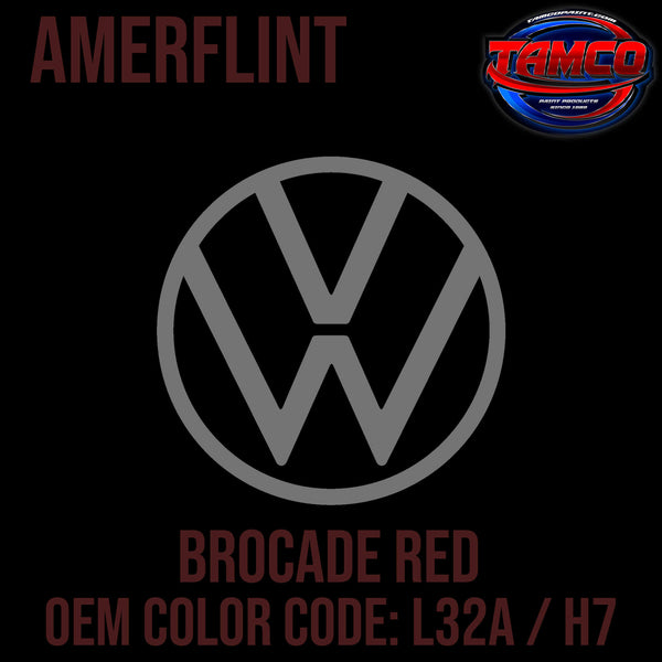 Tamco Paint Volkswagen Brocade Red Code L32A / H7 OEM Amerflint II Series Single Stage