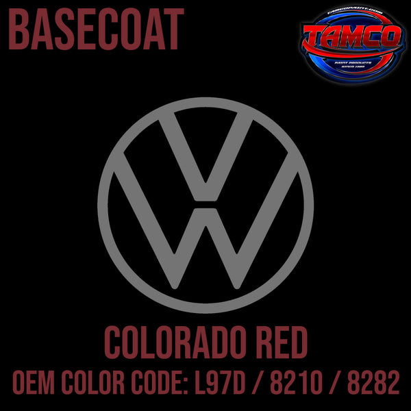 Tamco Paint Volkswagen Colorado Red Code L97D / 8210 / 8282 OEM Basecoat