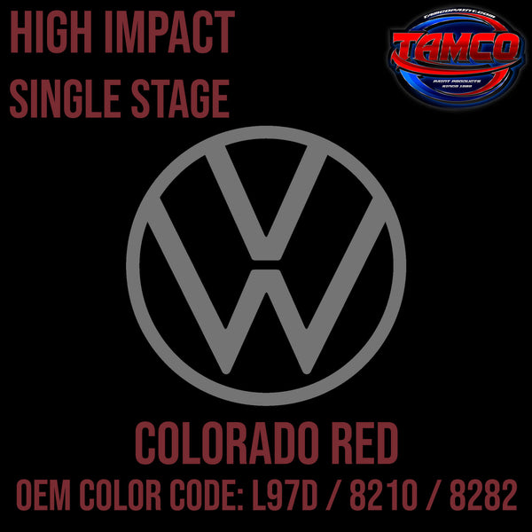 Tamco Paint Volkswagen Colorado Red Code L97D / 8210 / 8282 OEM High Impact Single Stage 