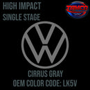 Tamco Paint Volkswagen Cirrus Gray Metallic Code LK5V / Y7Y7 OEM High Impact Single Stage 