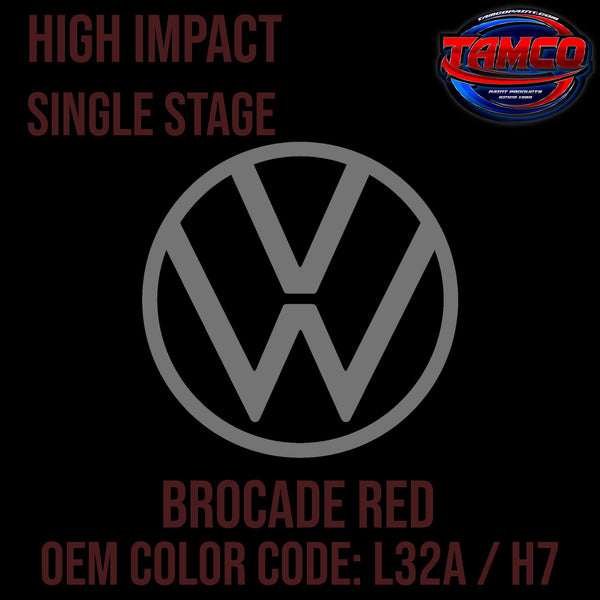 Tamco Paint Volkswagen Brocade Red code L32A / H7 OEM High Impact Single Stage 