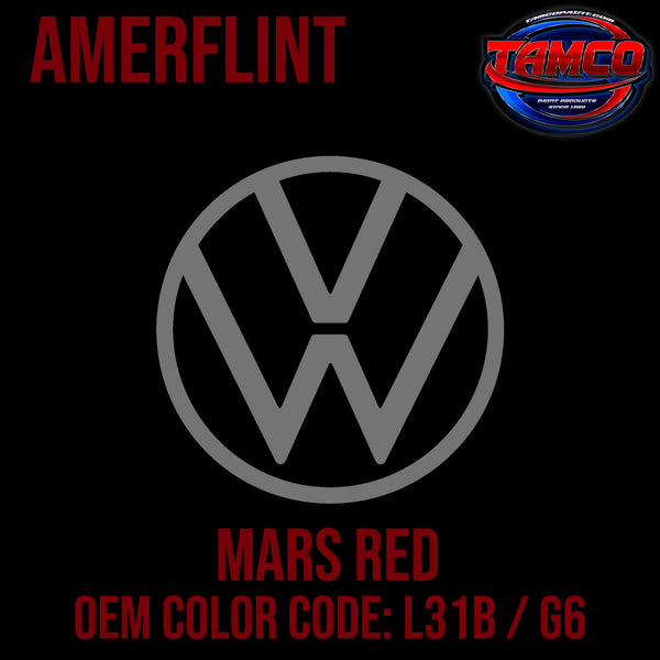 Tamco Paint Volkswagen Mars Red Code L31B / G6 OEM Amerflint