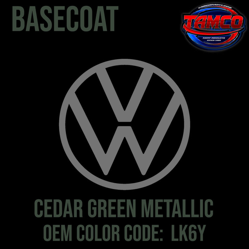 Tamco Paint Volkswagen Cedar Green Metallic Code LK6Y OEM Basecoat