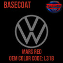 Tamco Paint Volkswagen Mars Red Code L31B OEM Basecoat