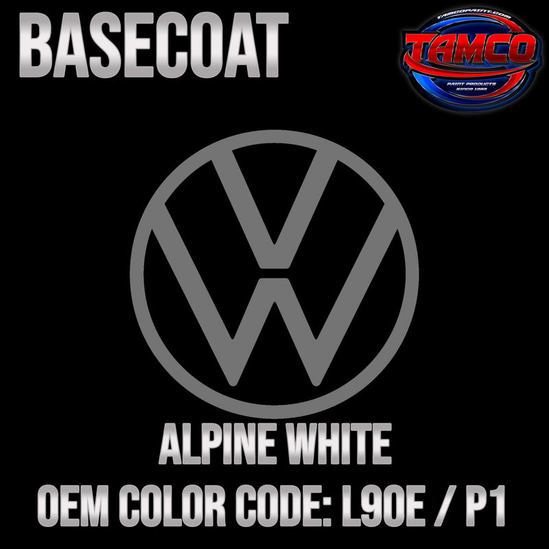 ALPINE WHITE OEM BASECOAT