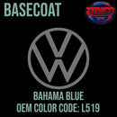 W BAHAMA BLUE OEM BASECOAT