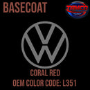 Tamco Paint Volkswagen Coral Red Code L351 OEM Basecoat