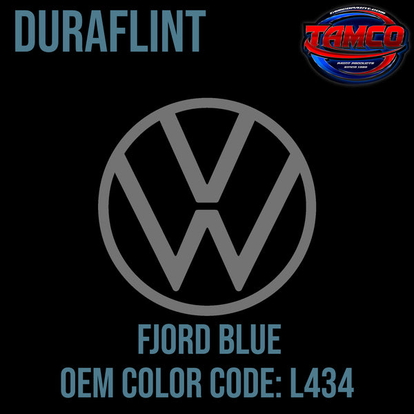 Volkswagen Fjord Blue | L434 | 1958-1959 | OEM DuraFlint Series Single Stage