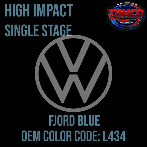Volkswagen Fjord Blue | L434 | 1958-1959 | OEM High Impact Series Single Stage