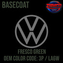 Tamco Paint Volkswagen Fresco Green OEM Color Code: LA6W - Basecoat