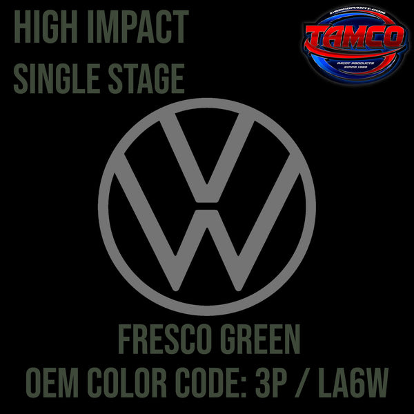 Tamco Paint Volkswagen Fresco Green OEM Color Code: LA6W - High Impact