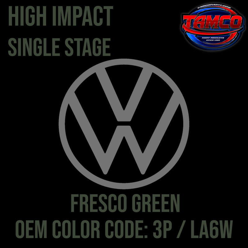 Tamco Paint Volkswagen Fresco Green OEM Color Code: LA6W - High Impact