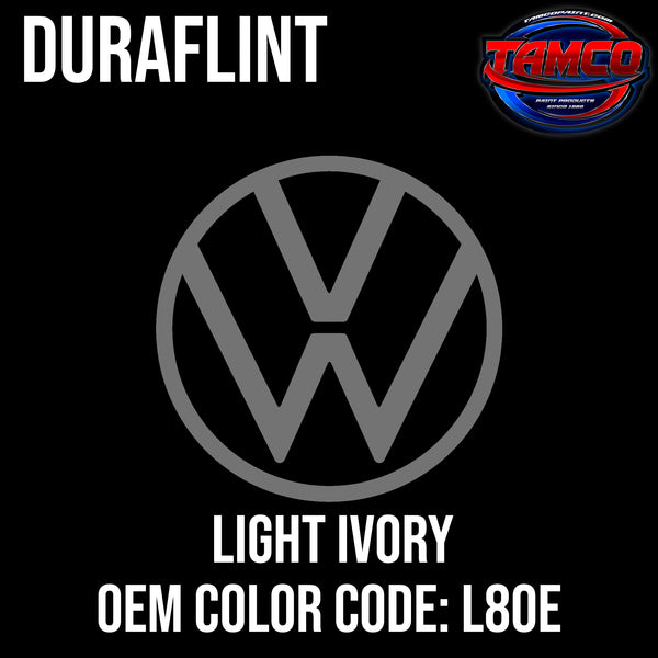 Volkswagen Light Ivory | L80E | 1970-1976 | OEM DuraFlint Series Single Stage