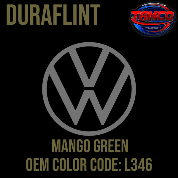 Volkswagen Mango Green | L346 | 1958-1961 | OEM DuraFlint Series Single Stage