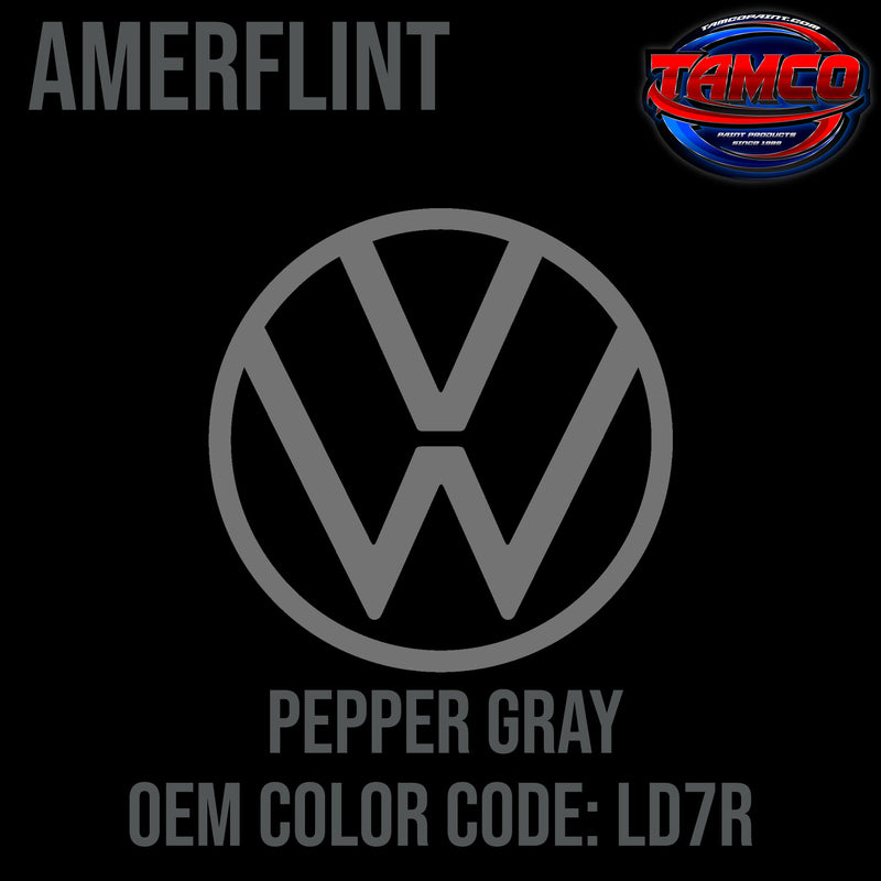 Volkswagen Pepper Gray | LD7R | 2012-2017 | OEM Amerflint II Series Single Stage