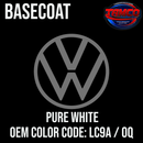 Tamco Paint Volkswagen Pure White OEM Color Code: LC9A / 0Q Basecoat