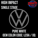 Tamco Paint Volkswagen Pure White OEM Color Code: LC9A / 0Q High Impact SS