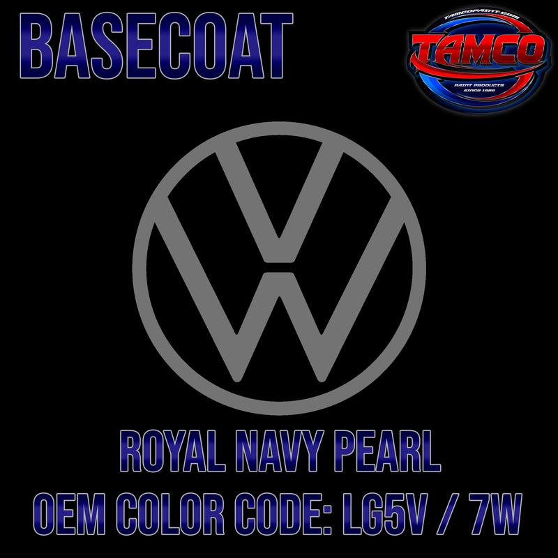 Volkswagen Royal Navy Pearl | LG5V / 7W | 2001-2005 | OEM Basecoat