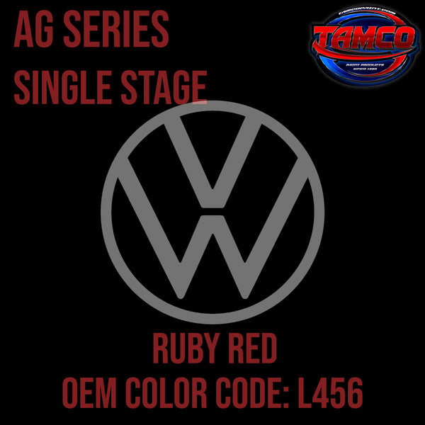Volkswagen Ruby Red | L456 | 1960-1967 | OEM AG Series Single Stage
