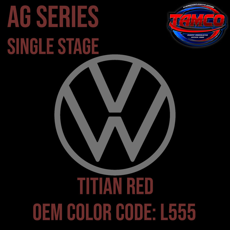 Volkswagen Titian Red | L555 | 1966-1968 | OEM AG Series Single Stage