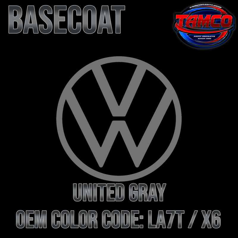 Volkswagen United Gray | LA7T / X6 | 2006-2015 | OEM Basecoat